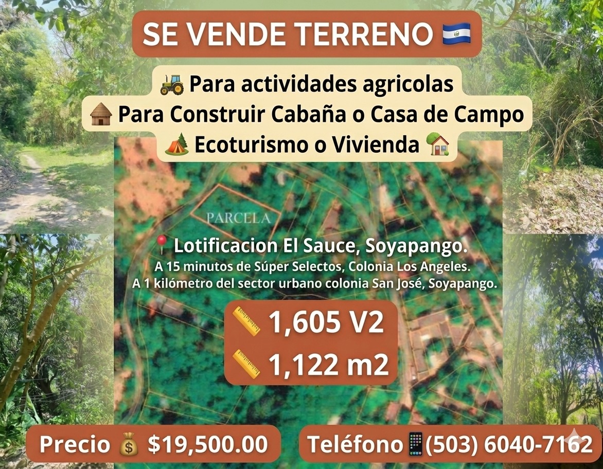 Venta terreno soyapango